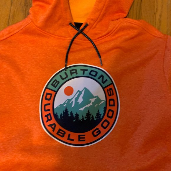 Burton Oak Pullover Hoodie, Men's Burton Hoodie, Hoodie with Thumbholes, Burton - Picture 6 of 7